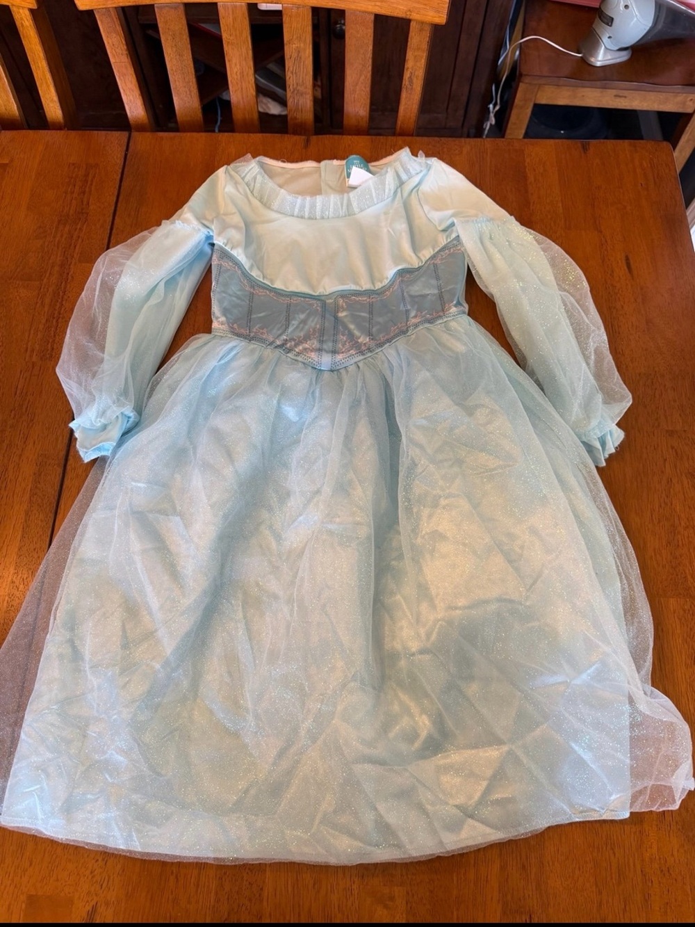 Medium (7/8) Disney Live Action Little Mermaid Ariel Blue Dress